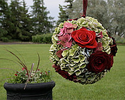 wedding flower ball